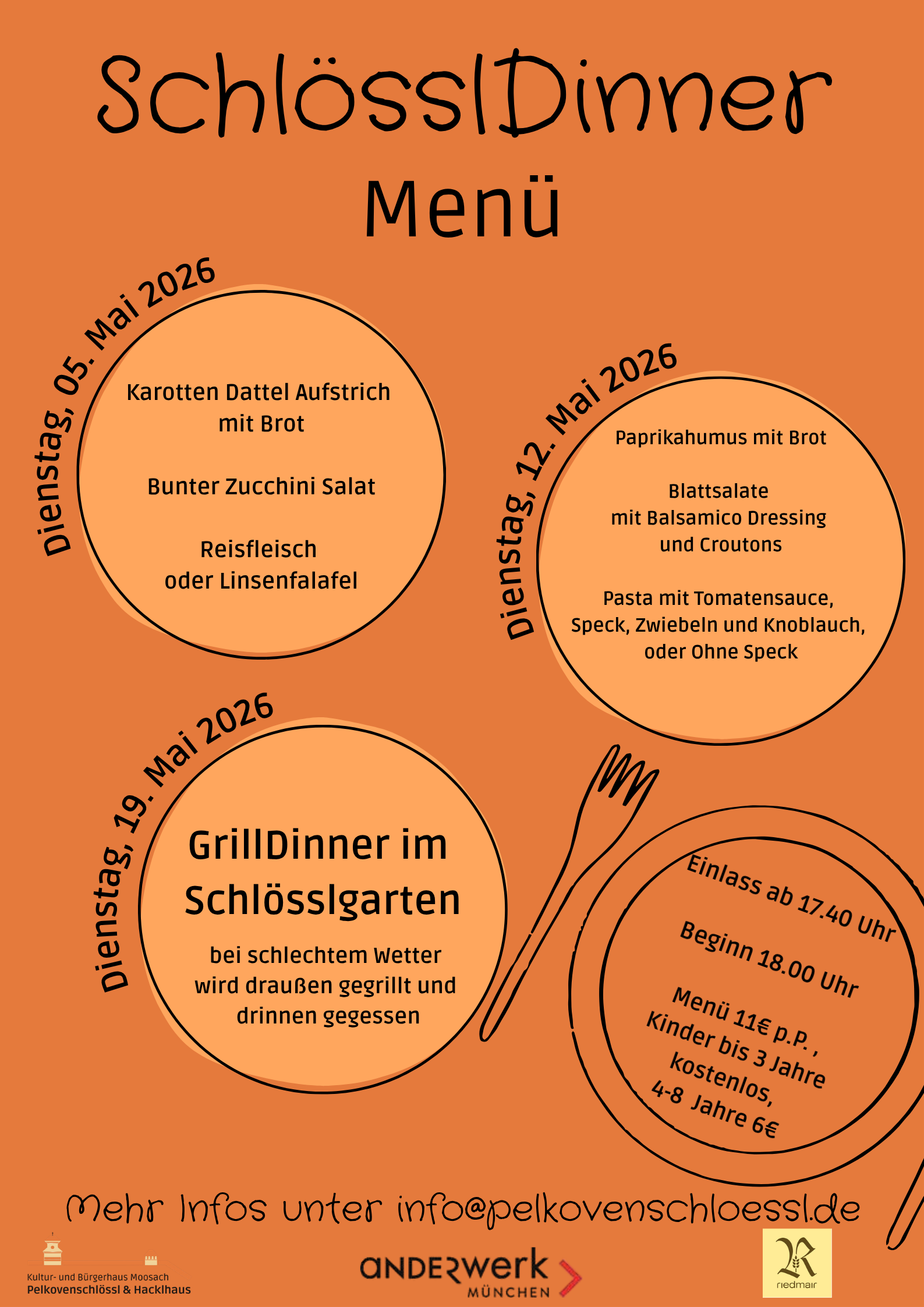 Infoseite: SchlösslDinner