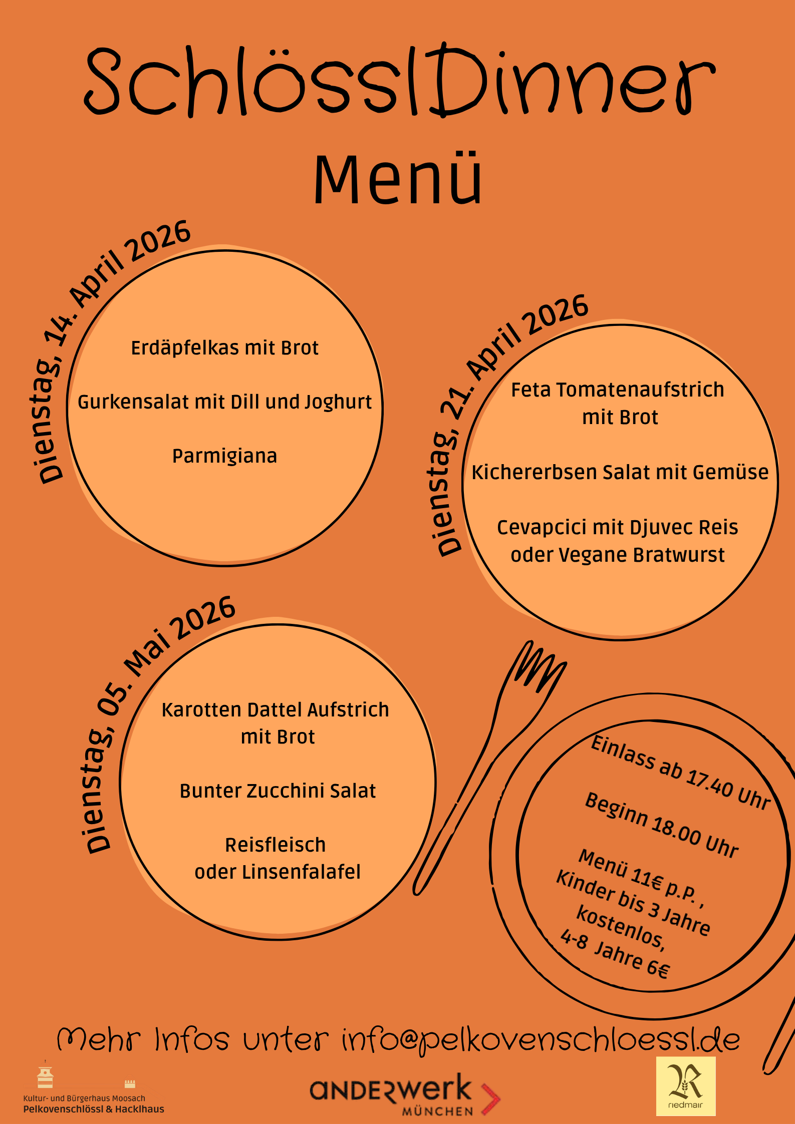 Infoseite: SchlösslDinner
