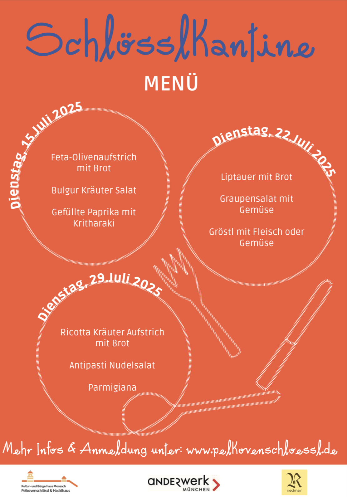 Schlösslkantine – jeden Dienstag