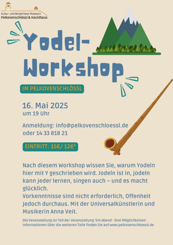 EIN Abend: DREI Events: Yodelworkshop