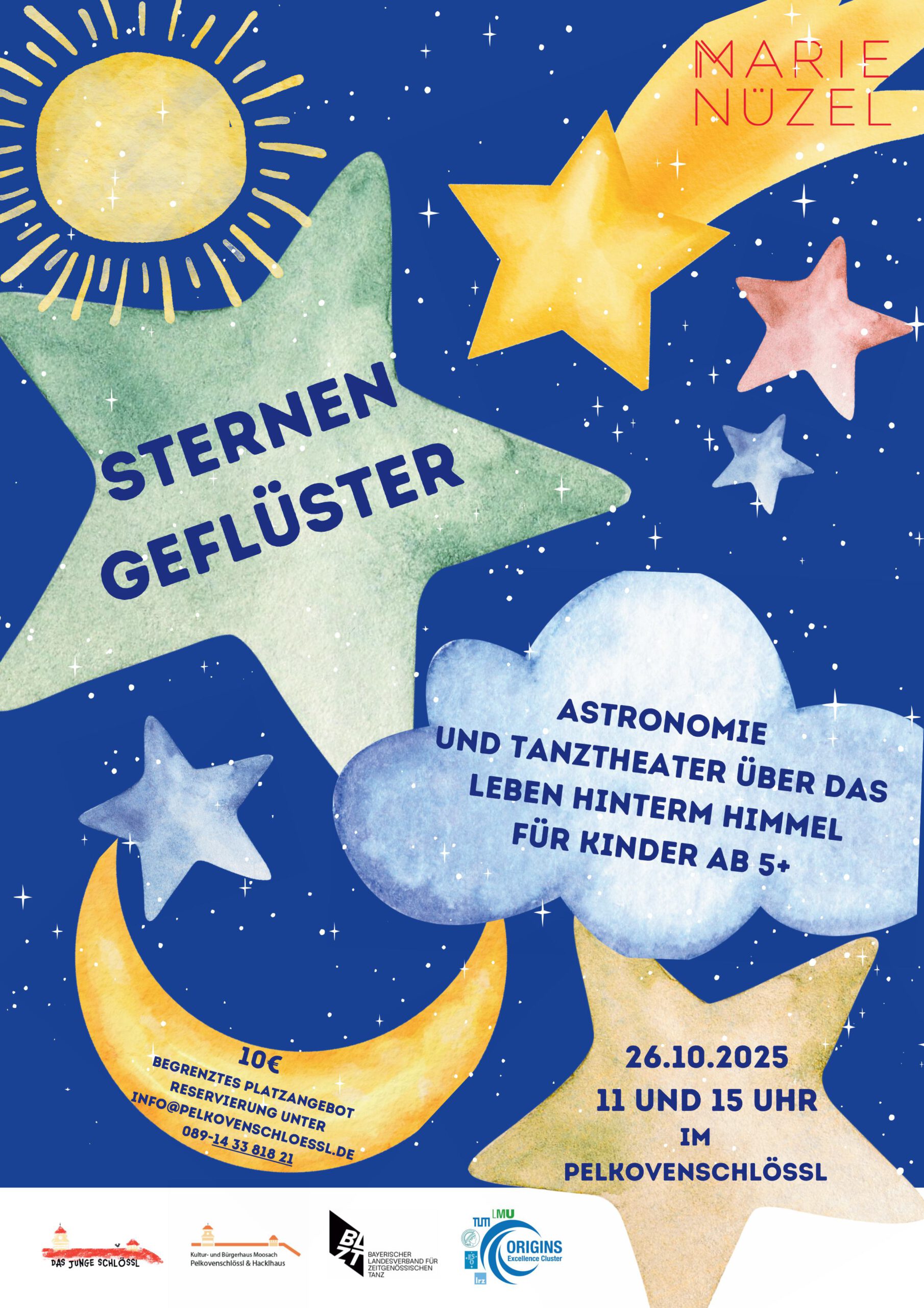 KINDERPROGRAMM: Sternengeflüster – Astronomie und Tanztheater