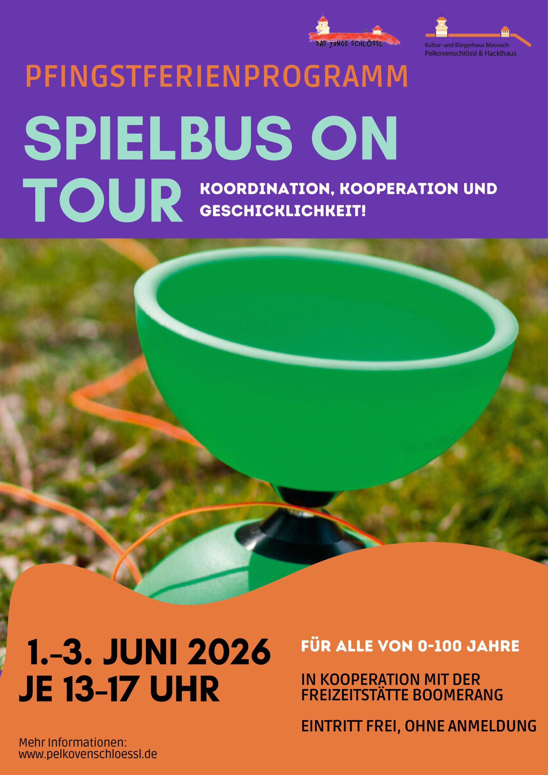 Spielbus on tour in den Pfingstferien – Spiel und viele kreative Aktionen in Kooperation mit der Freizeitstätte boomerang
