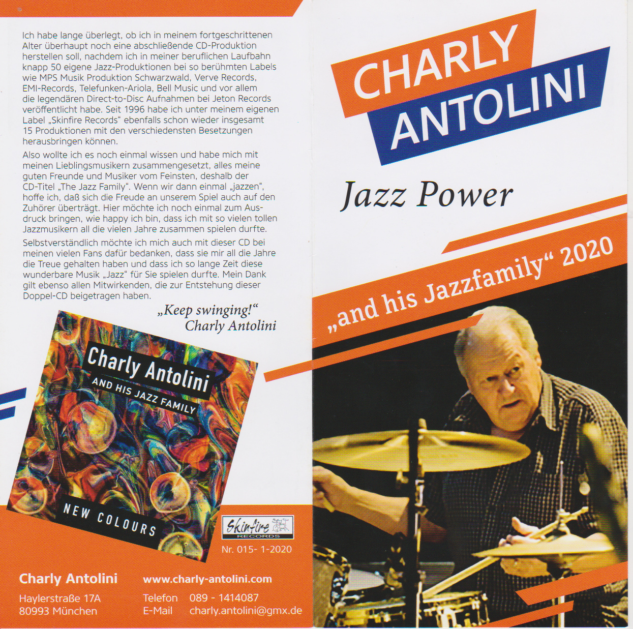 Charly Antolini – „Schlag auf Schlag“ – Ein Leben im Takt